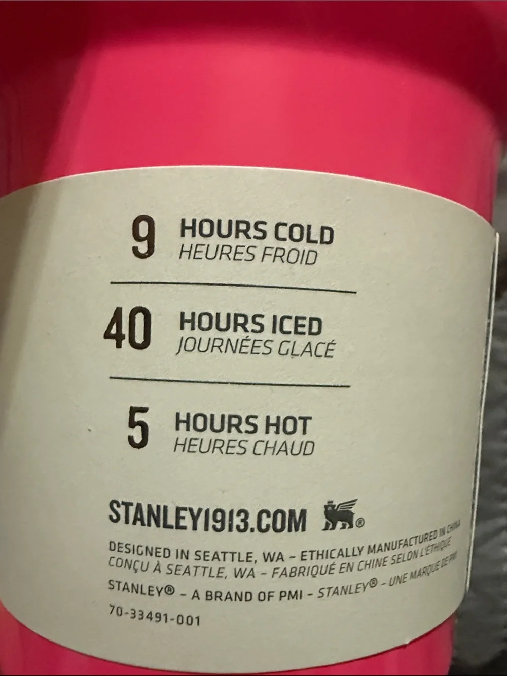 Stanley 30 oz pink parade - Picture 3 of 6